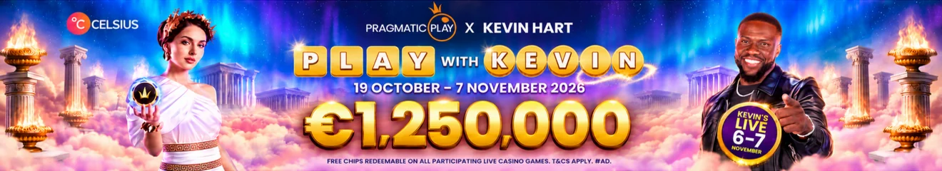 Play with Kevin, Pragmatic Play x Kevin Hart at Celsius