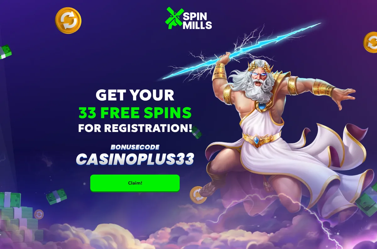 SpinMills landing page for Canadian players, October 2026